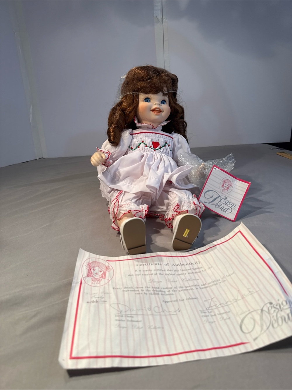 Vintage Design Debut Porcelain doll Emily